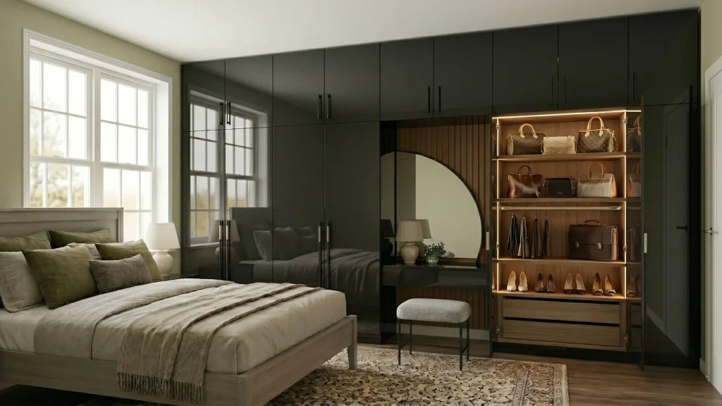 Bespoke Wardrobe High Gloss Finish
