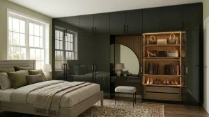 High Gloss Finish Wardrobes