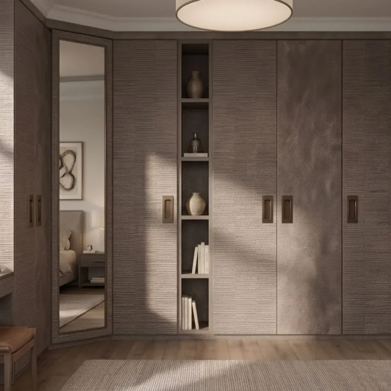 Leather Finish Wardrobe