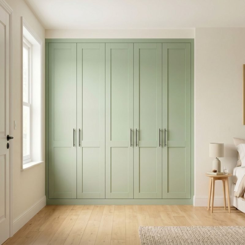 Contemporary Shaker Mussel Green